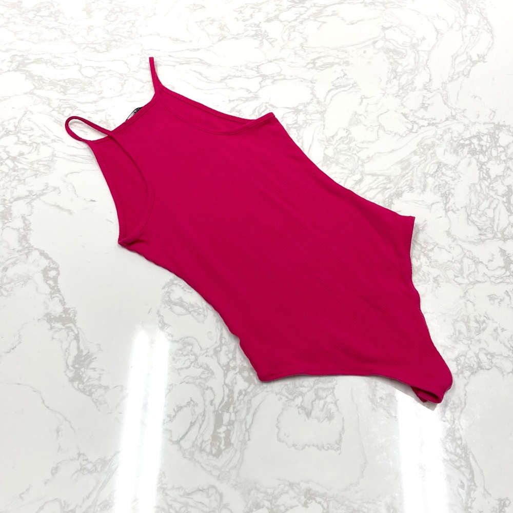 Ambiance Hot Pink Bodysuit